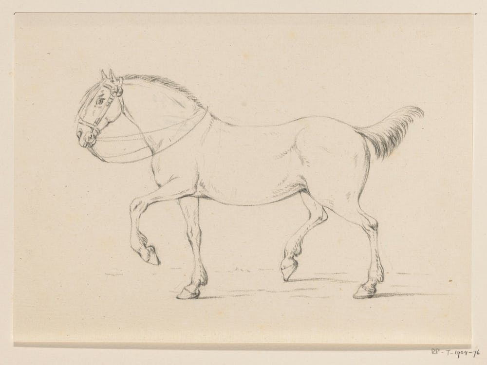 Stappend Paard, Naar Links, Jean Bernard