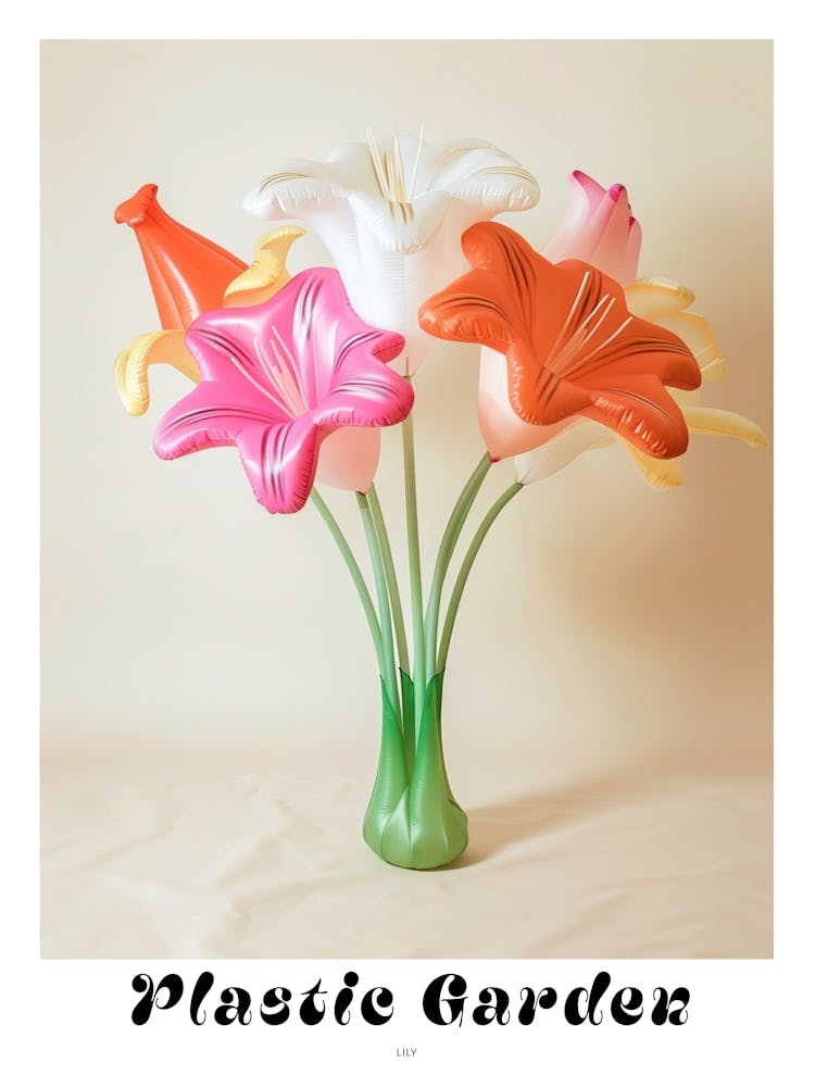Dreamy Inflatable Flowers Poster Lily 4