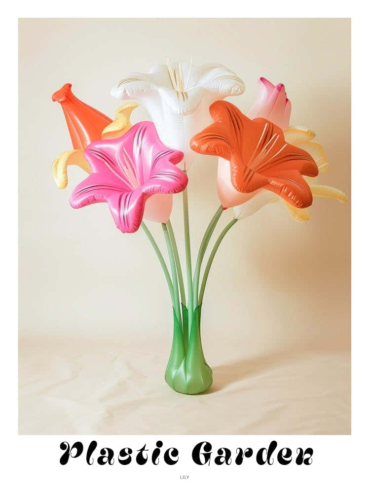 Dreamy Inflatable Flowers Poster Lily 4