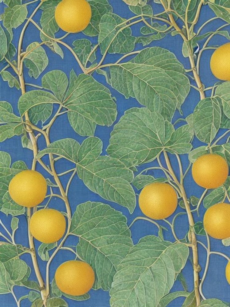 Ugli Fruit Vintage Botanical Fruit