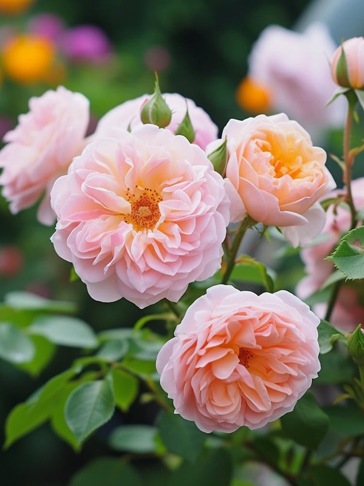 English Roses Painting Dotted Line 2