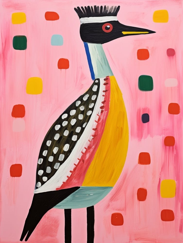 Pink Scandi Grebe 1