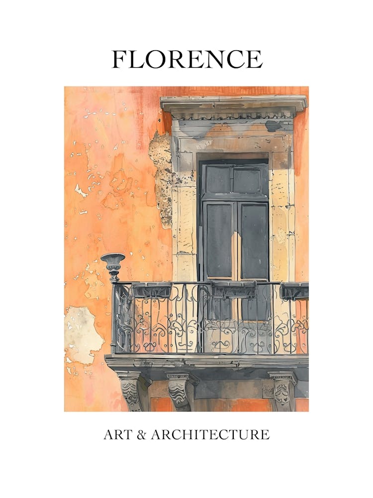 Florence Travel And Architecture Poster 4