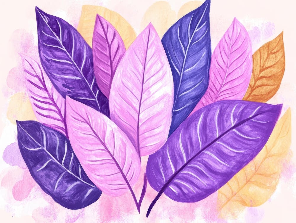 Watercolor Leaves 41