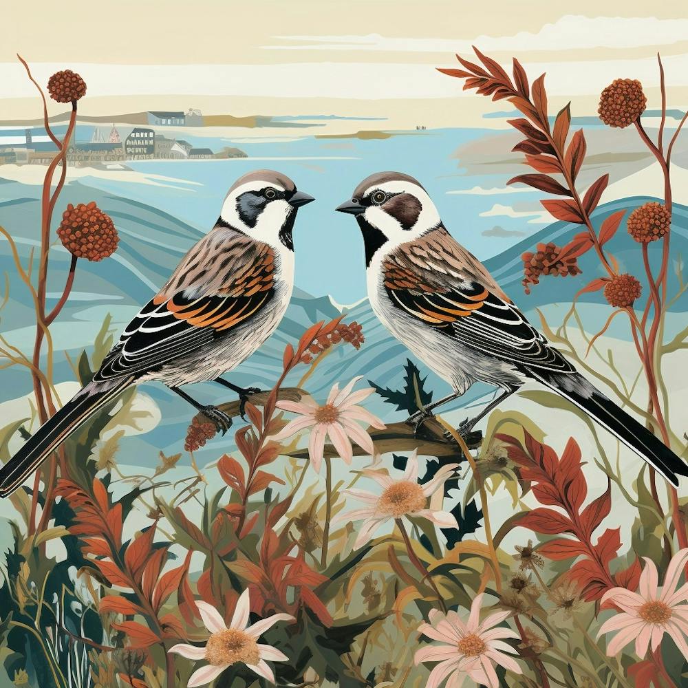 Bird In Nature Sparrow 3