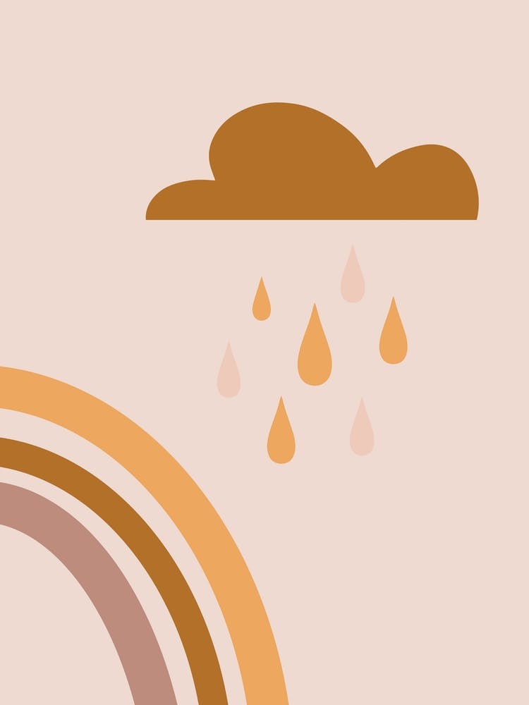 Cute Cloud And Rainbow