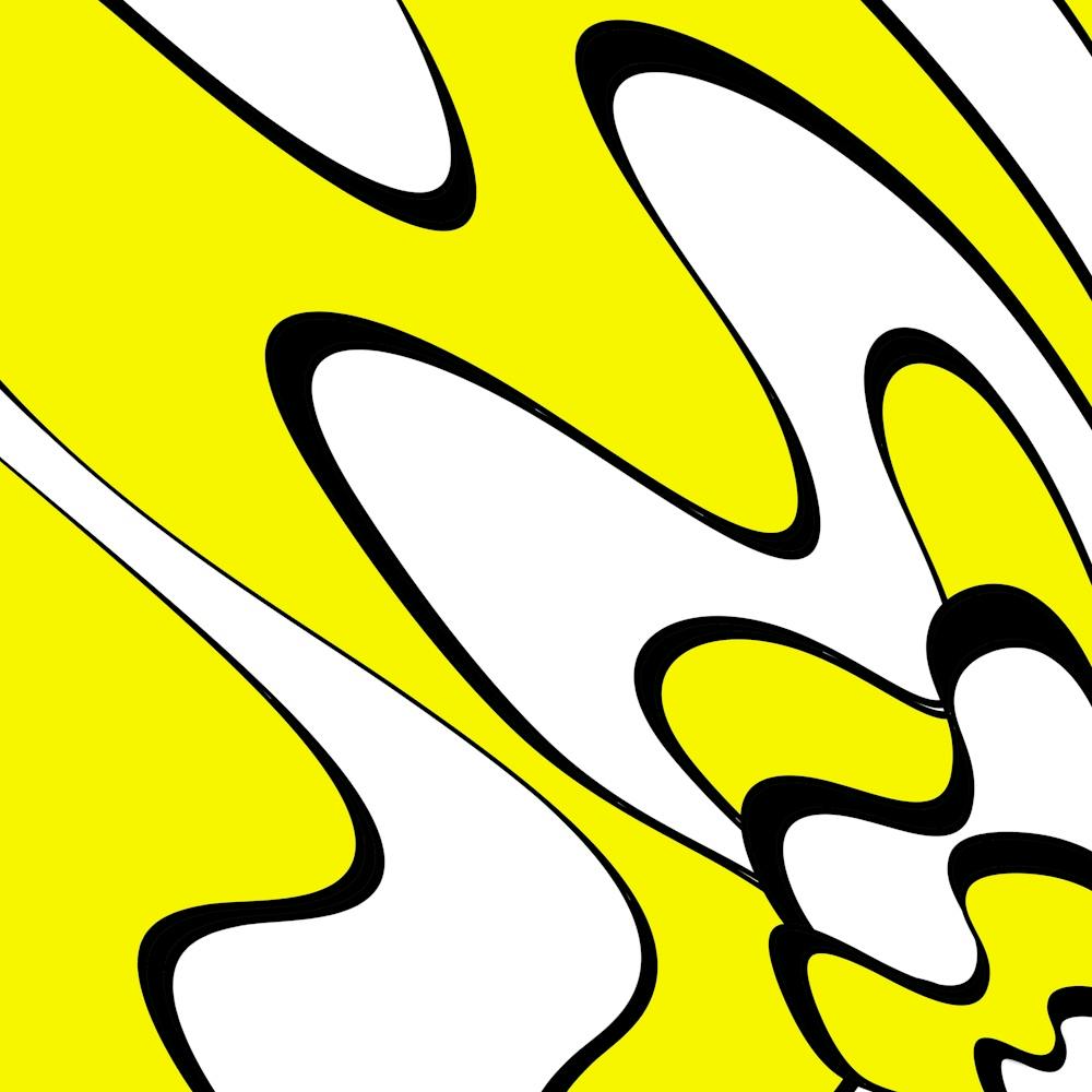 Abstract Yellow Flower