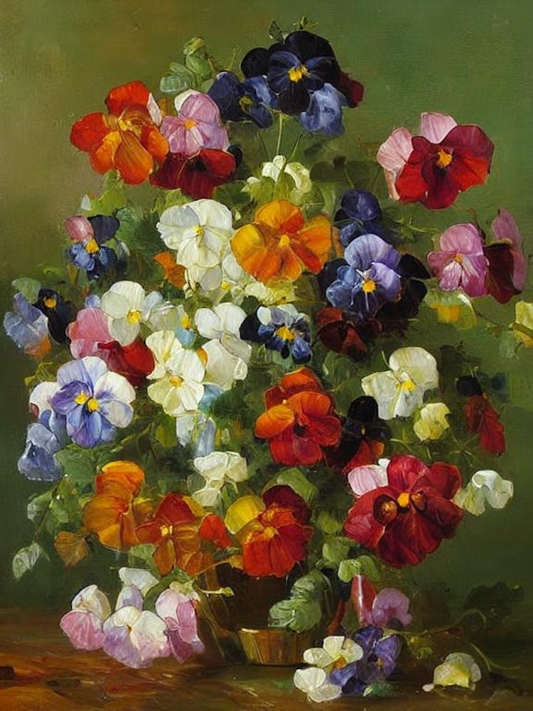 Pansy Painting 2 Flower