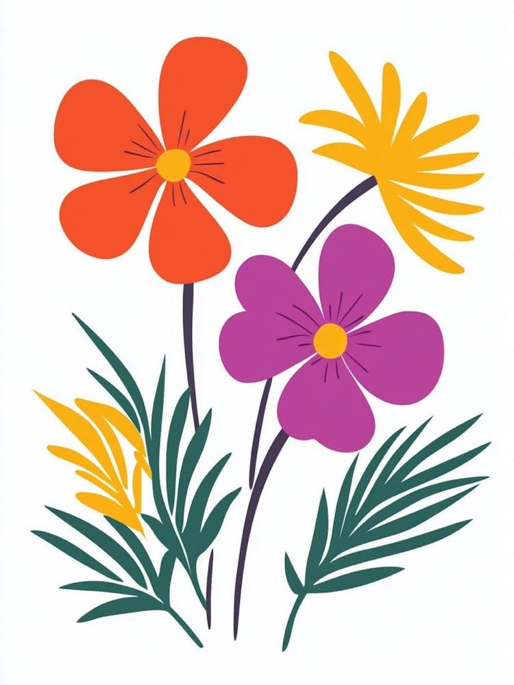 Flowers And Leaves 1