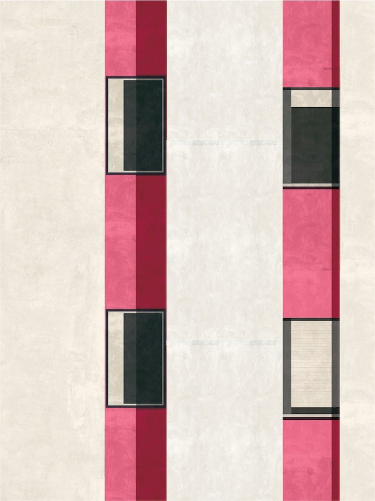 Pink Apartment Block