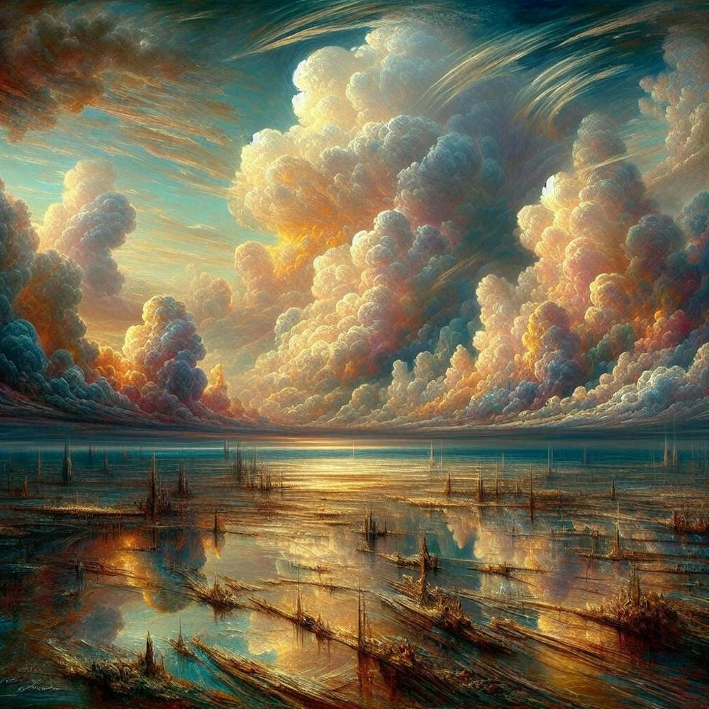 Clouds Over The Sea