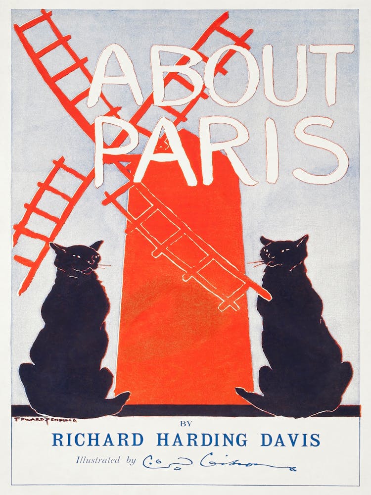 About Paris (1895) Print In High Resolution, Edward Penfield