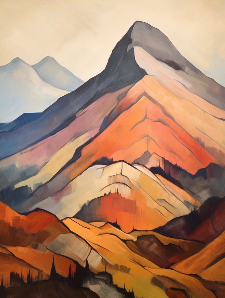 Beinn Dorain Scotland Mountain Painting