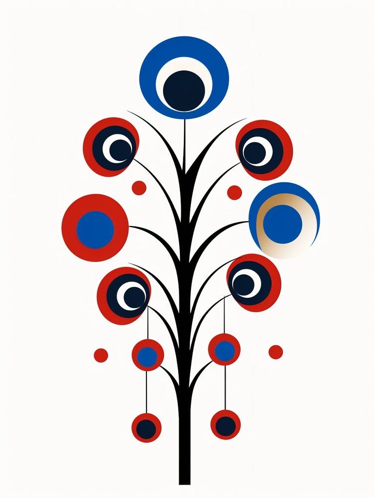 Peacock Minimalist Abstract 7