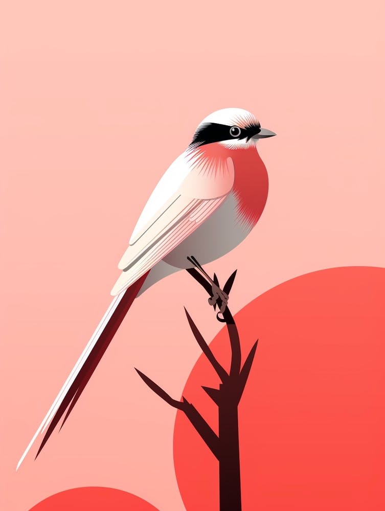 Minimalist Lark 3 Illustration
