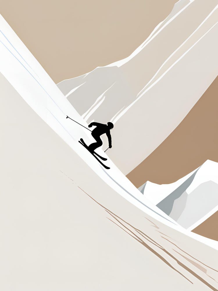 Skier On The Slopes