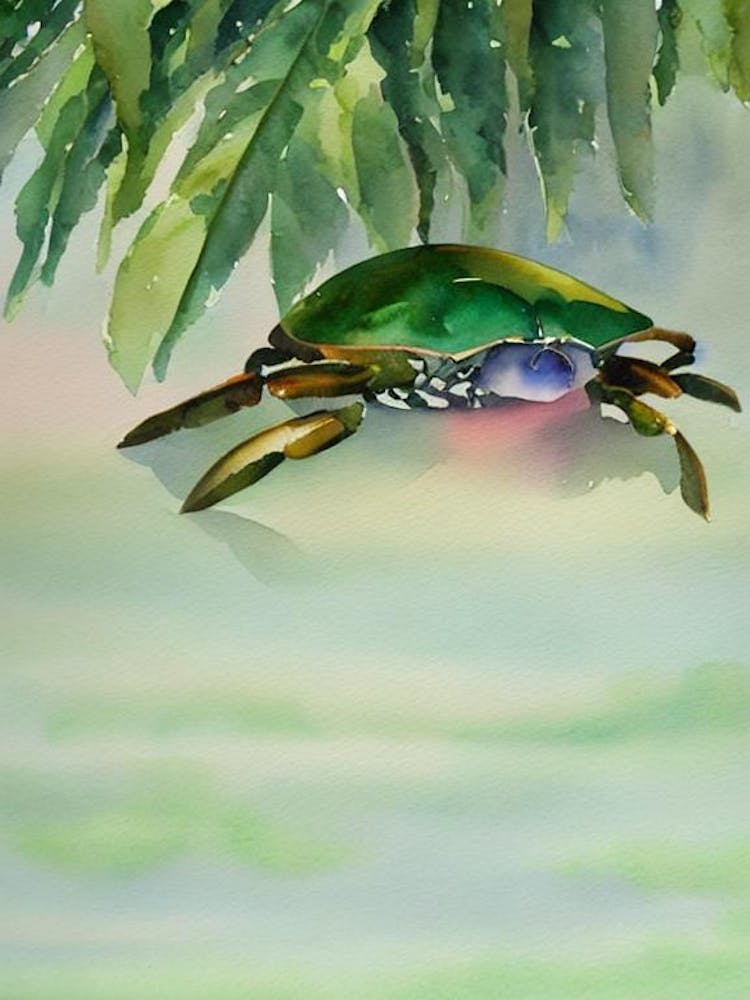 Stone Crab Storybook Watercolour