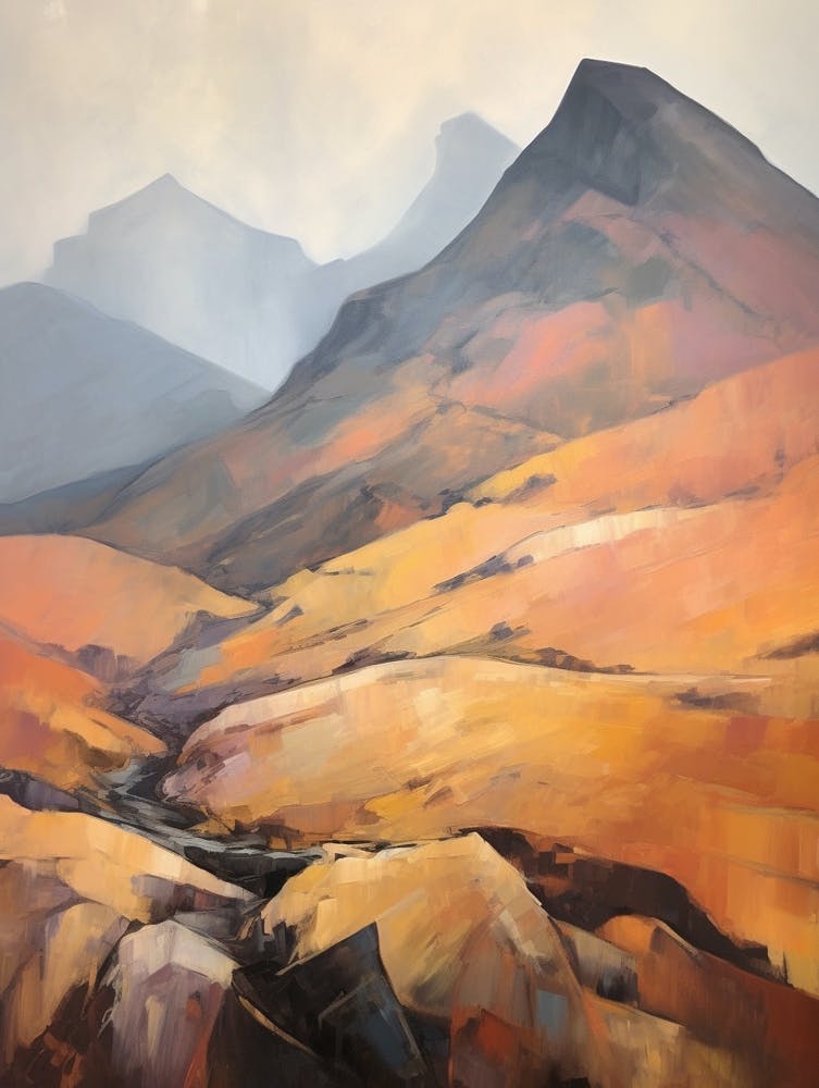 Bowfell England 1 Mountain Painting