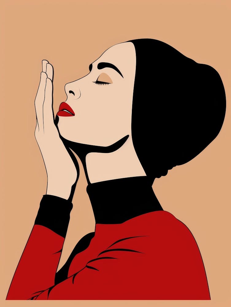 Islamic Woman Praying