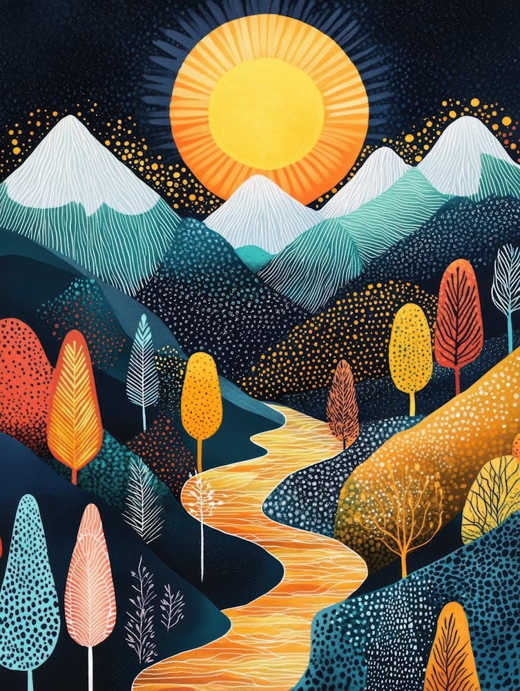 Autumn In The Mountains