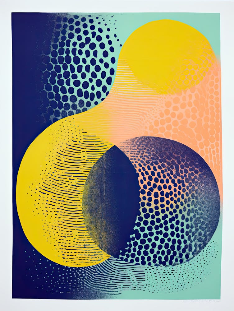 Shimmering Maze Abstract Fluid Surrealism