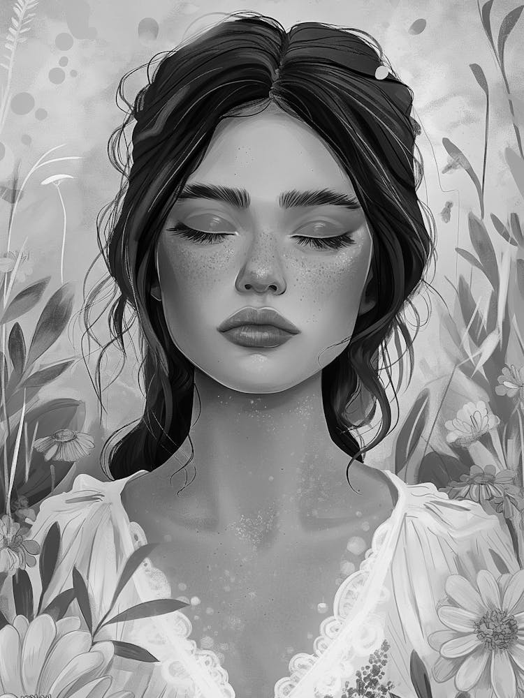 Black And White Painting 46