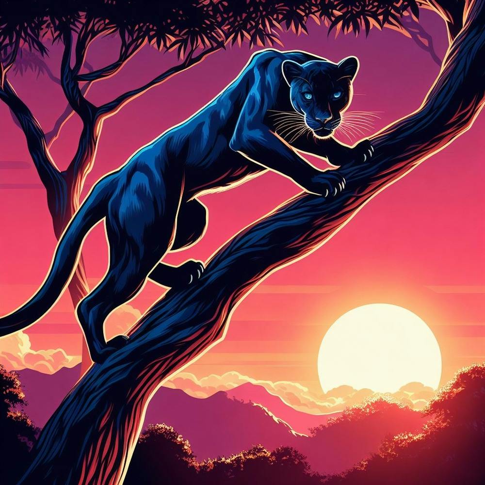 Panther at Dusk