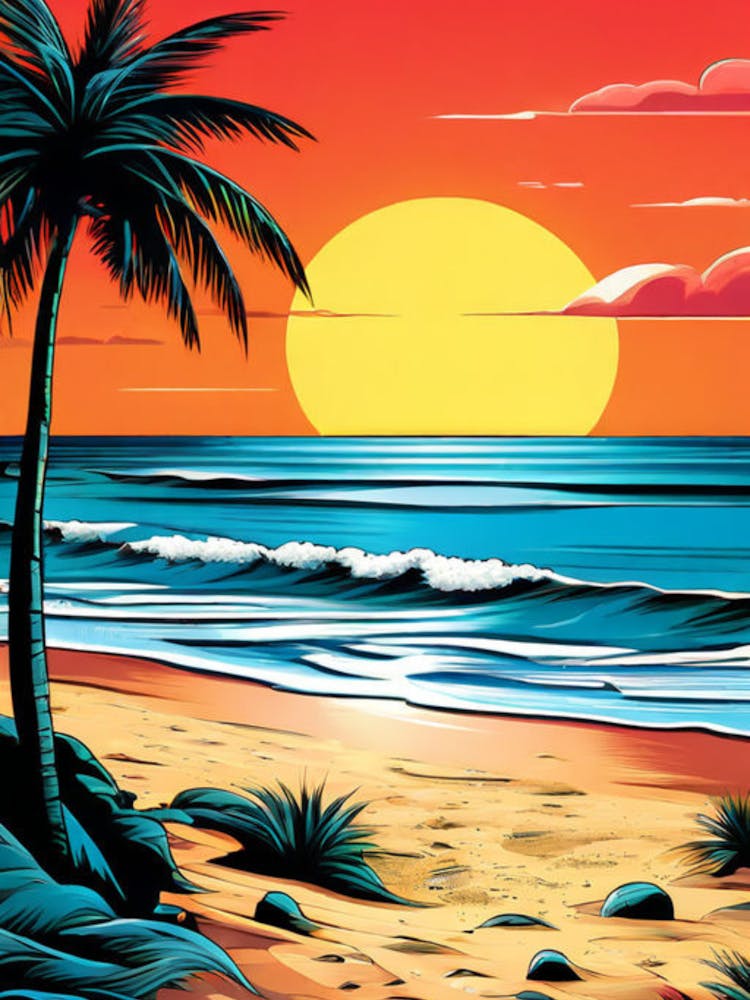 Sonnenuntergang am Strand 25