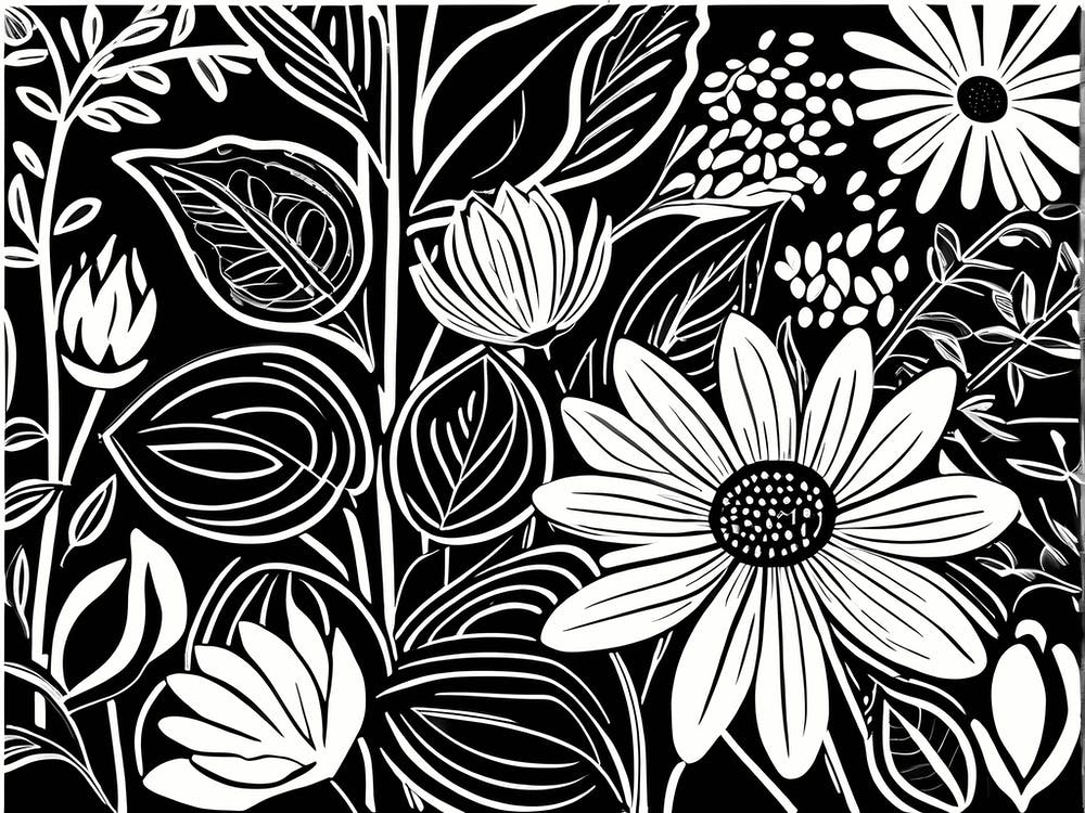 Löwenschnitt-inspiriert Schwarz-Weiß Gartenpflanzen & Blumenkunst, Gartenkunst, Garten 209
