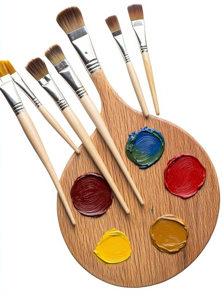 Set Of Paint Brushes