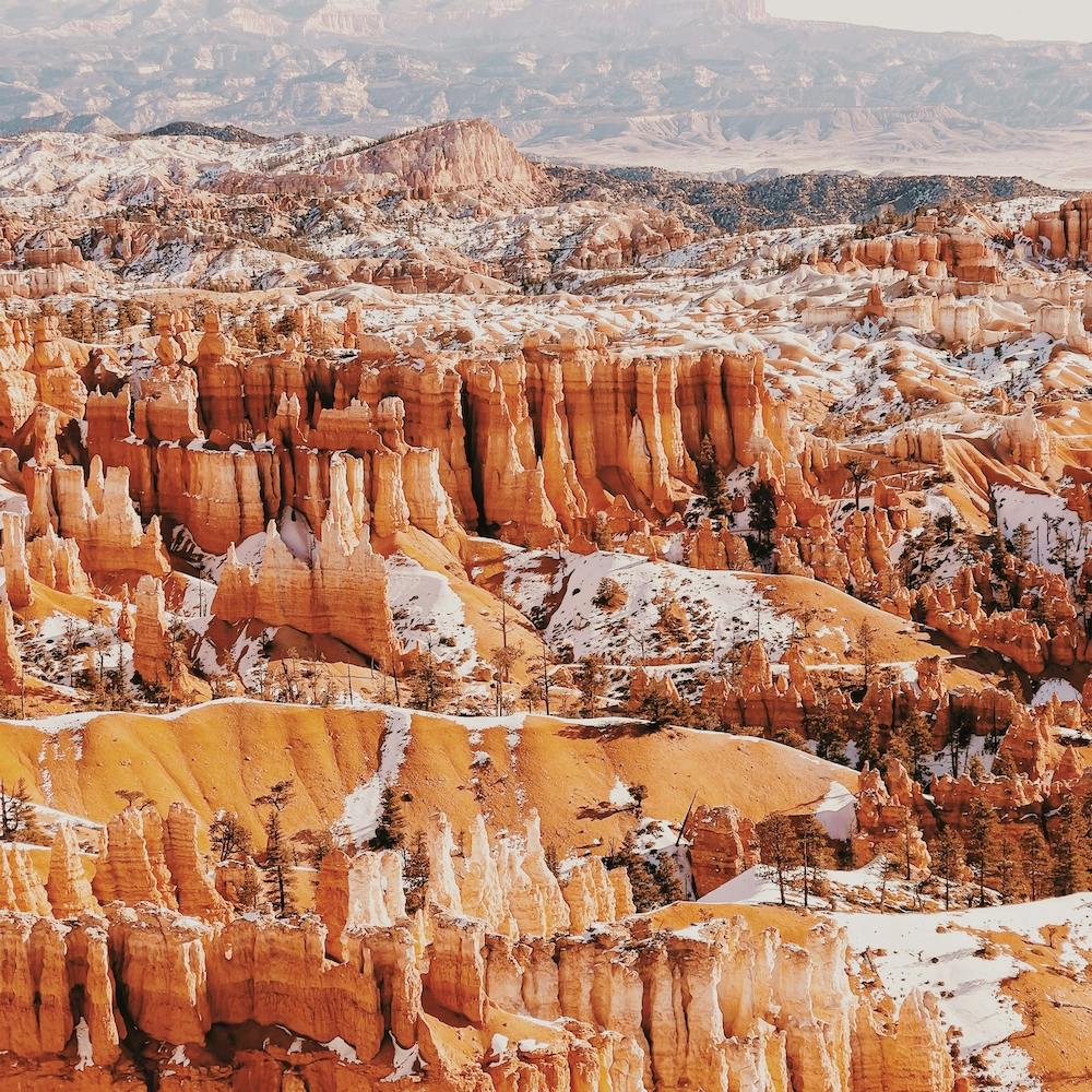 Red Rock Desert Winter