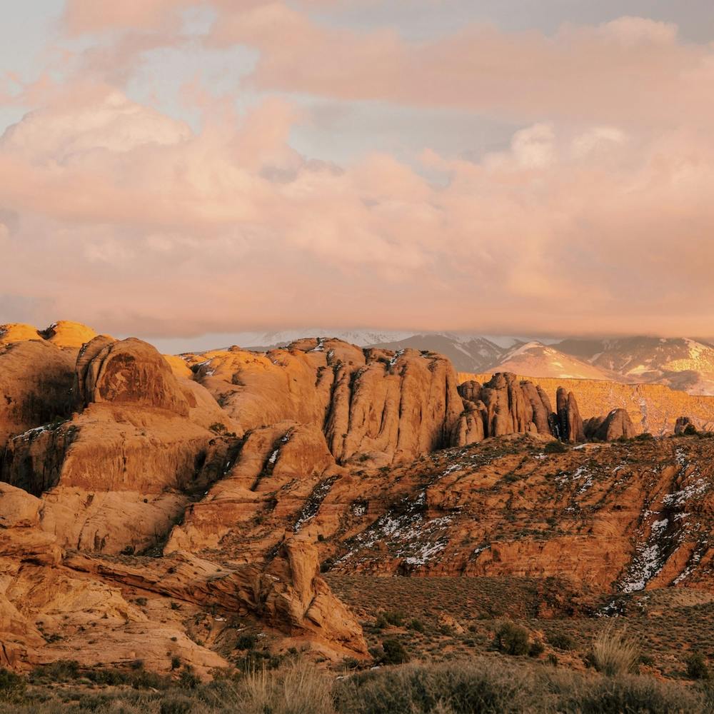 Utah Mountain Sunset