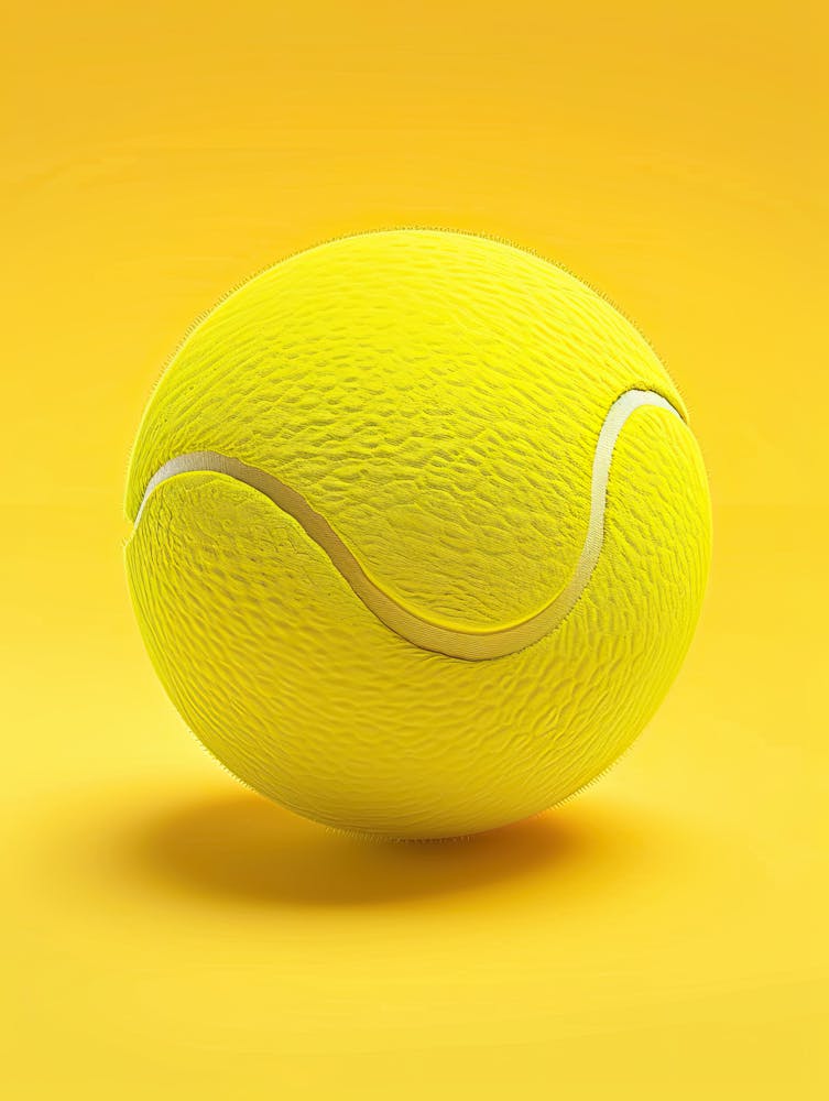 Fuzzy Streak Tennis Ball