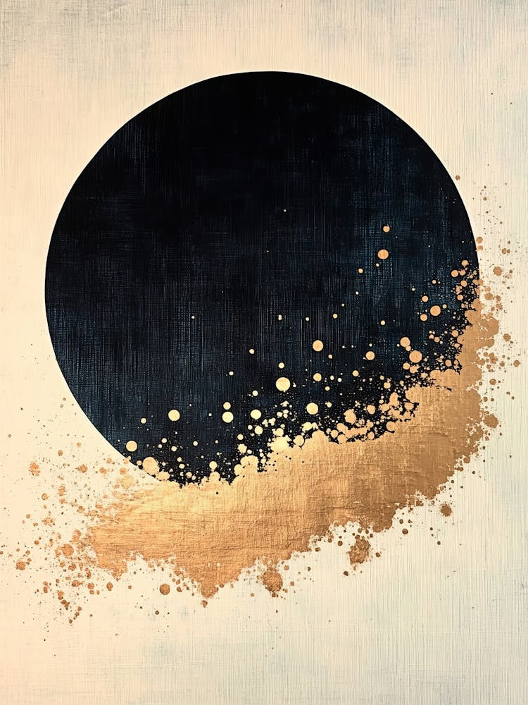 Abstract Minimal Celestial Painting