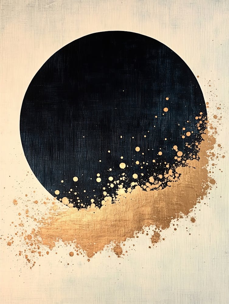 Abstract Minimal Celestial Painting