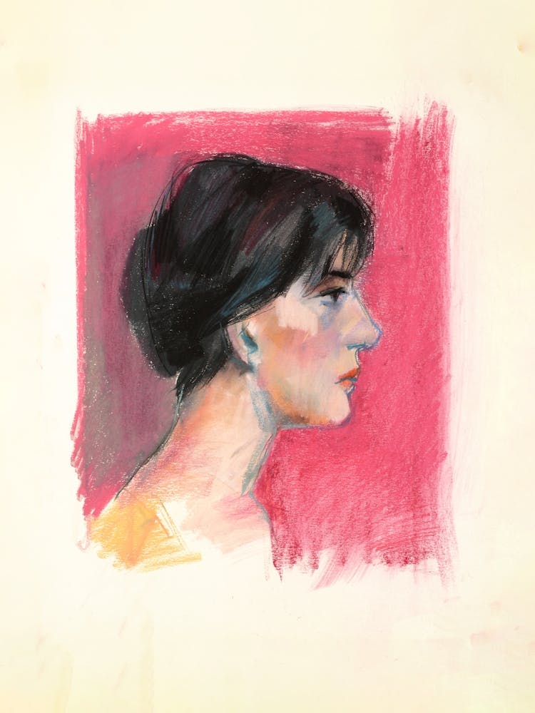 Pink Young Woman