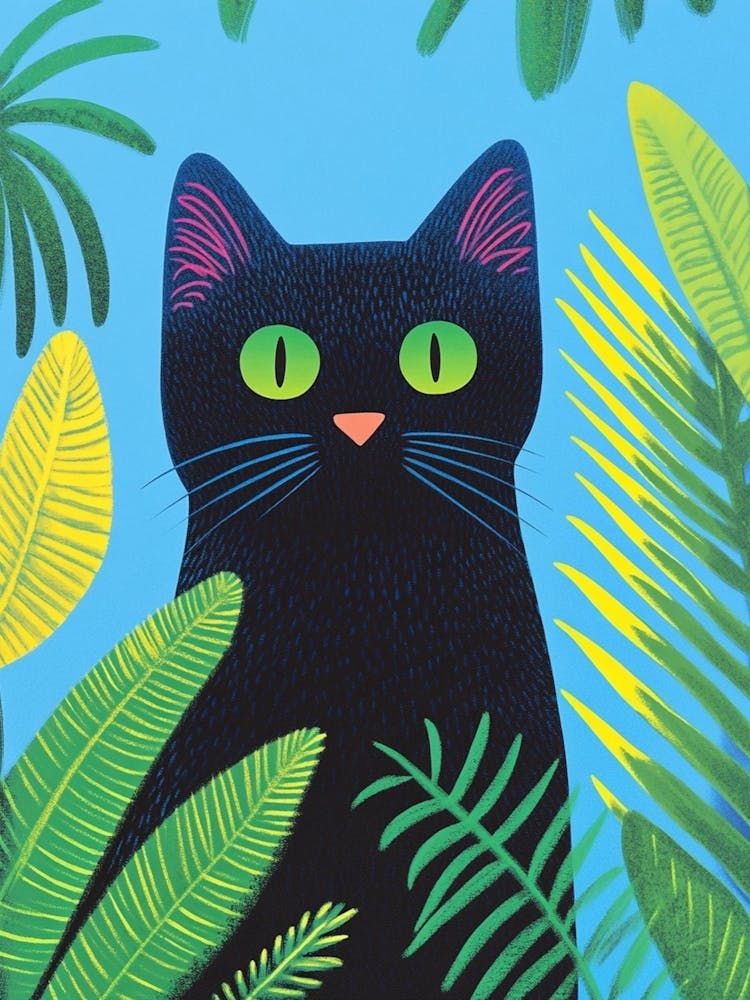Cat In The Jungle