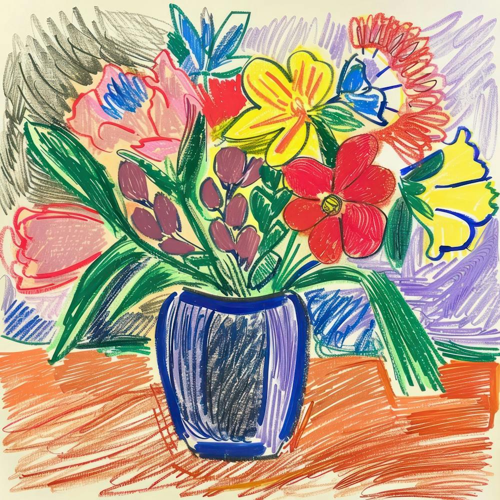 Floral Painting Matisse Style 13