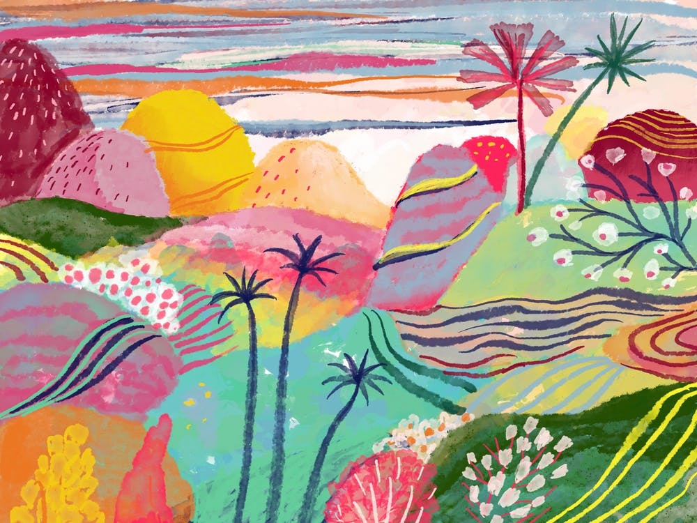 Dreamy Hills Landscape 3