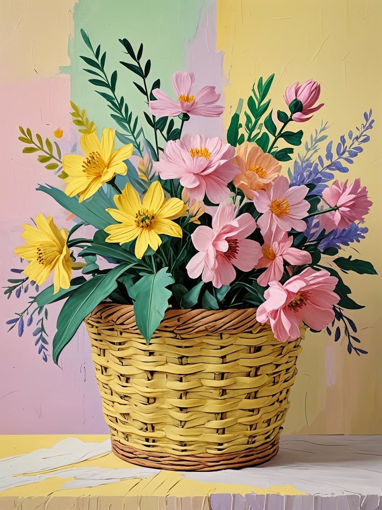 Flowers In A Basket no1