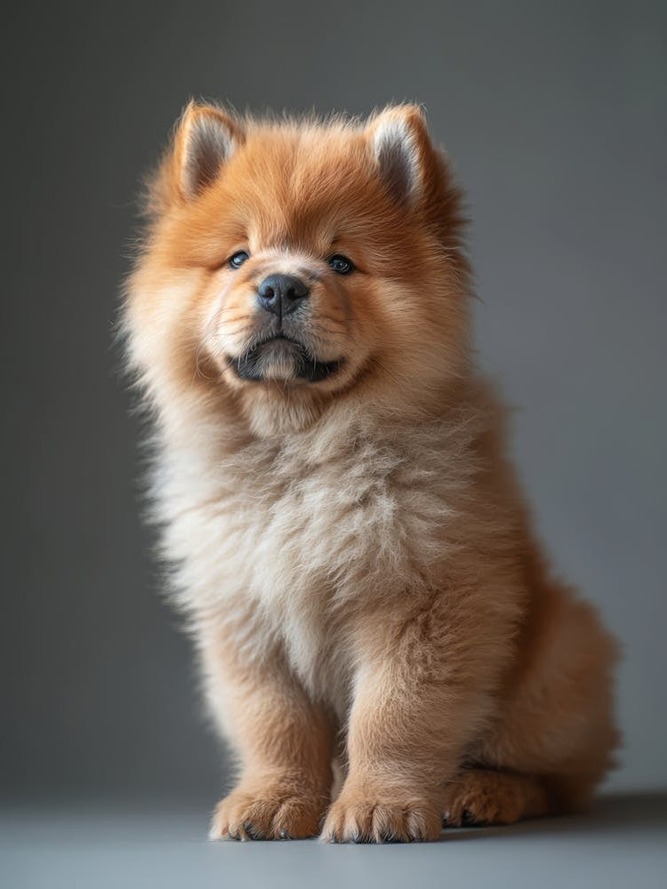 Chow Chow.Generated AI. Wall 3