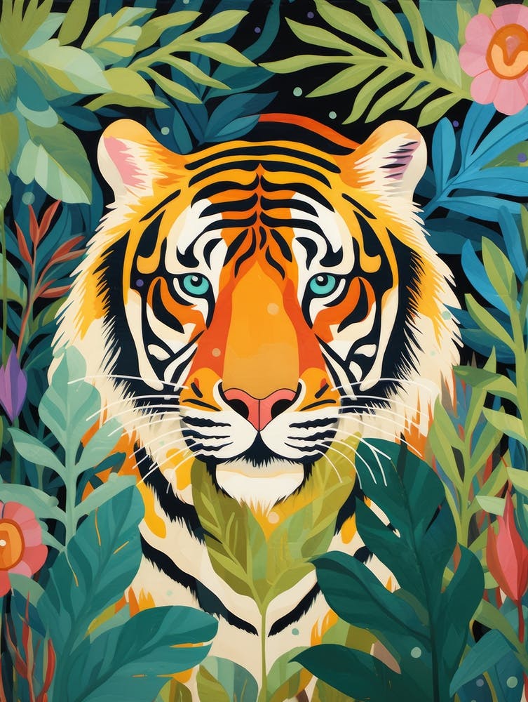 Tiger In The Jungle 1