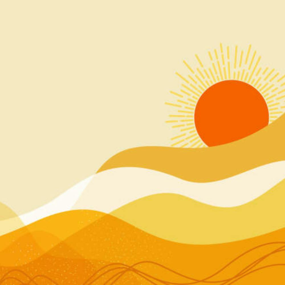 Sunrise In The Mountains