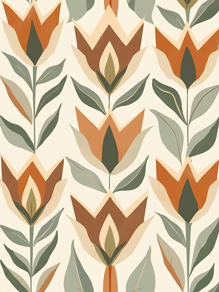 Tulip Pattern Vector