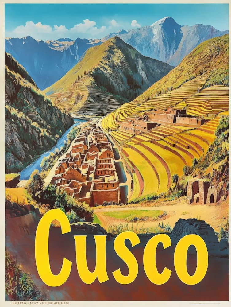 Aihrgdesign A Mid Century Modern Travel Poster For Cusco Show 0baaad06 6307 44e6 A04e 147930b6cce7 0