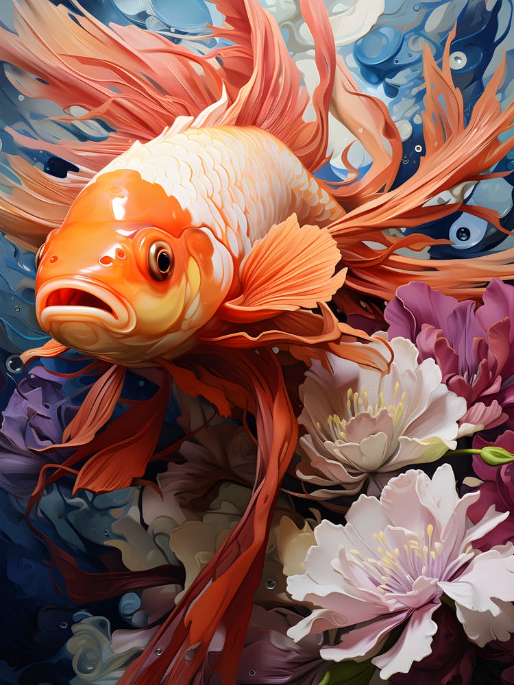 Aquatic Hypnosis Fish In A Dream Of Color