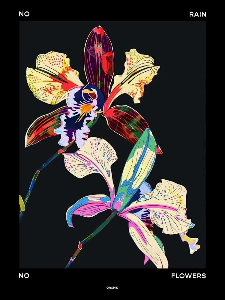 No Rain No Flowers Affiche Orchid 4