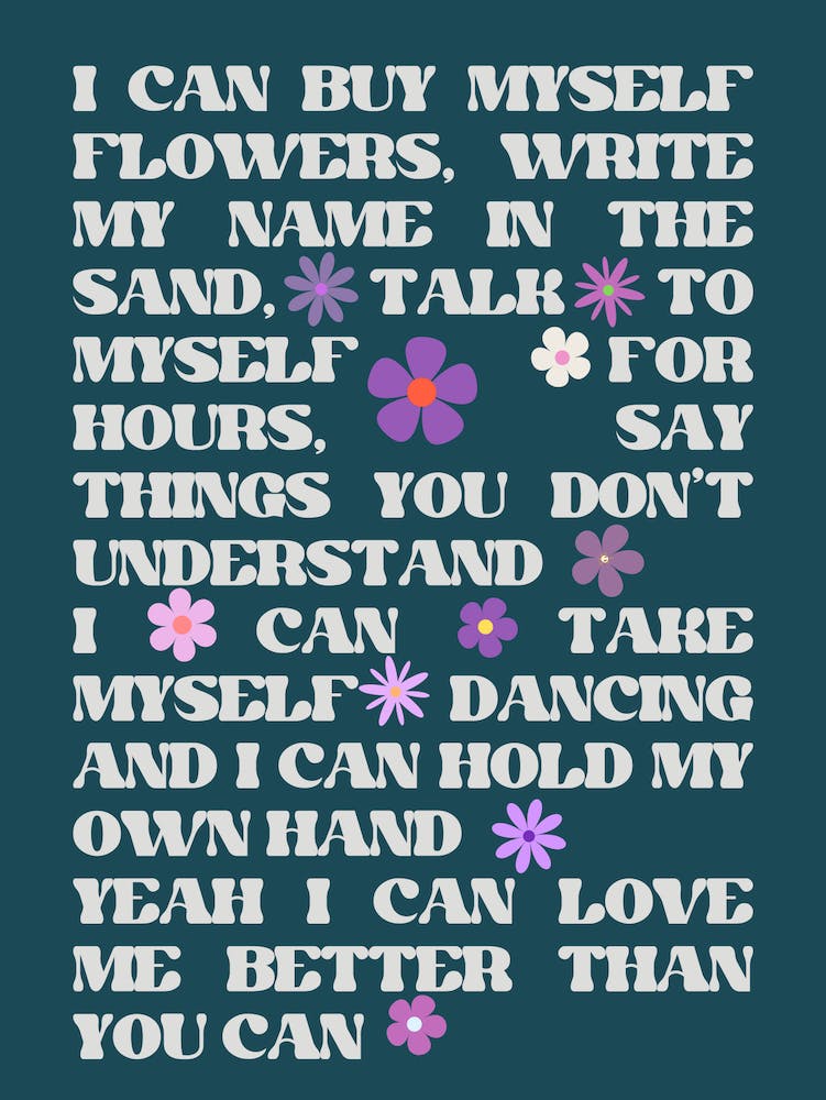 Miley Cyrus Flowers (Green)