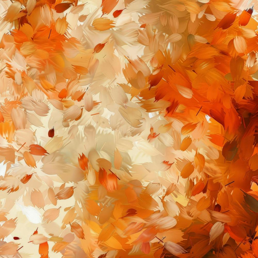 Abstract Autumn Leaves Background Photo