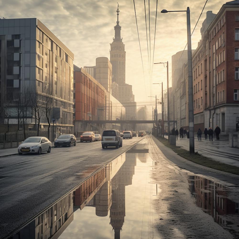 Reflections In A Puddle